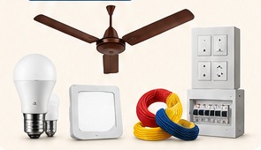 Fans, lights and electrical products