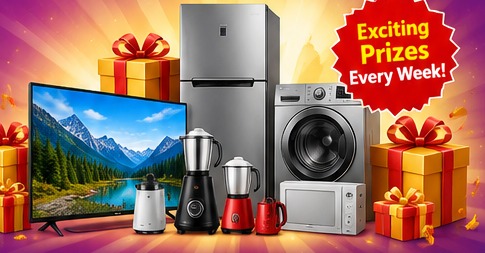 Electronics and gift prizes